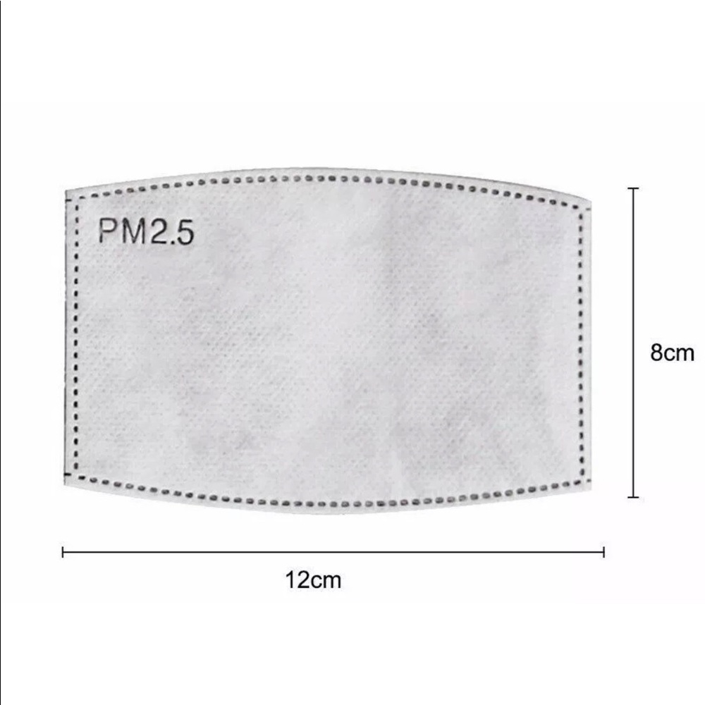 NIP Replacement Carbon Filter For Mask (5 pck -10 pcs) Listing for 1 - Picture 5 of 7